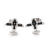 304 Stainless Steel Stud Earrings EJEW-F361-09P-2
