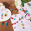 Globleland 120Pcs Plastic Pendants KY-GL0001-05-4