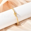 304 Stainless Steel Cuff Bangles for Women BJEW-C088-04G-3