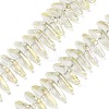 Electroplate Glass Beads Strands GLAA-K061-04-2