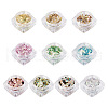 10 Boxes 10 Colors PET Shiny Nail Art Glitter MRMJ-TA0001-33-1