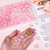 SUNNYCLUE 200Pcs Acrylic Bead Caps OACR-SC0001-83G-3