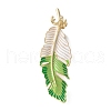 Feather Enamel Pins JEWB-M067-03G-1