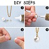 Golden Plated 201 Stainless Steel Cup Pearl Peg Bails Pin Pendants STAS-E088-09-3mm-2