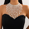 Imitation Pearl Multi Layered Necklaces FS-WGEC5FA-01-1
