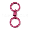 Alloy Spring Gate Clasps PALLOY-Q009-01D-1