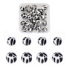20Pcs 2 Colors Silicone Beads SIL-TA0001-07A-7