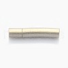 Tarnish Resistant Column 304 Stainless Steel Matte Bayonet Necklace Clasps STAS-I013-3mm-A-2