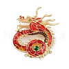 Dragon Enamel Pins JEWB-Q048-01B-G-1