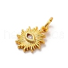 Brass Micro Pave Cubic Zirconia Charms KK-U033-04G-01-2