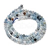 Natural Aquamarine Beads Strands G-RM2025-A17-3mm-A-3