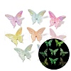 Luminous & UV Plating Opauqe Acrylic Beads OACR-B031-22-1