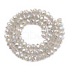 Electroplate Glass Beads Strands EGLA-A034-J8mm-B09-2