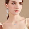 ARRICRAFT 300Pcs 3 Styles Transparent & Opaque Acrylic Flower Bead Caps MACR-AR0001-25-7