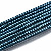 Electroplate Non-magnetic Synthetic Hematite Beads Strands G-T114-57-04-1