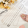 CREATCABIN 4Pcs 4 Styles Iron & Alloy Eyeglasses Chains AJEW-CN0002-75A-3