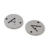 Non-Tarnish 201 Stainless Steel Hollow Flat Round Links FIND-R149-03A-P-2