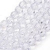 Transparent Glass Bead Strands X-GLAA-G013-10mm-72-1