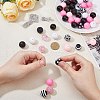 DICOSMETIC DIY Acrylic Round Beaded Stretch Bracelets Making Kits DIY-DC0003-09-3