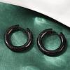 202 Stainless Steel Polishing Hoop Earrings EJEW-M106-02EB-06-1