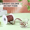 Gorgecraft 1Pc Sparkle Wavy Polyester Ribbons OCOR-GF0003-01B-6