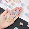 DICOSMETIC 70Pcs 7 Colors UV Plating Rainbow Iridescent Acrylic Beads PACR-DC0001-03-5