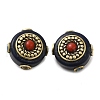 Handmade Tibetan Style Resin Beads TIBEB-G014-02-1