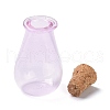 Glass Cork Bottles Ornament AJEW-O032-02D-3