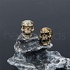 SUPERFINDINGS 2Pcs 2 Colors Brass European Beads KK-FH0007-33-5
