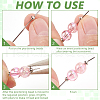 BENECREAT 8Pcs Sterling Silver Crimp Beads STER-BC0002-67P-4