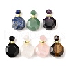 Natural Mixed Stone Perfume Bottle Pendants G-L623-13G-1