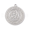 Non-Tarnish 304 Stainless Steel Pendants STAS-K242-14P-2