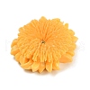 Opaque Resin Flowers Cabochons RESI-R463-02A-2