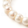 3Pcs 3 Styles Natural Cultured Freshwater Pearl Stretch Beaded Bracelets Sets BJEW-JB06266-4