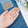 50Pcs 304 Stainless Steel S-Hook Clasps FIND-UN00007-5