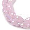 Opaque Solid Color Electroplate Glass Beads Strands EGLA-N013-J10mm-B01-3