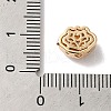 Brass Micro Pave Clear Cubic Zirconia Beads KK-G503-10G-3
