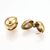 Ion Plating(IP) 304 Stainless Steel Hoop Earrings EJEW-C124-01A-G-3