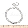 304 Stainless Steel Cable Chain Bracelets for Women BJEW-U038-01P-5