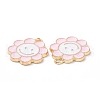 Alloy Enamel Pendants X-PALLOY-D015-07A-3
