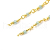 Brass Chain Necklace Making KK-K337-13G-09-2