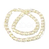 Electroplate Glass Beads Strands EGLA-H103-FR01-2