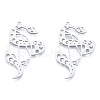Non-Tarnish 201 Stainless Steel Pendants STAS-N090-LA948-1-2