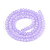 Baking Painted Imitation Jade Glass Bead Strands DGLA-A034-J10mm-A50-2