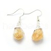 Natural Citrine Dangle Earring EJEW-F173-D02-S-2