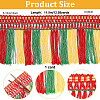 3 Tone Polyester Tassel Fringe Trimming OCOR-WH0077-62-2