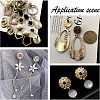 Unicraftale 24Pcs 6 Style 304 Stainless Steel Stud Earring Findings STAS-UN0022-80-7