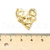 Adjustable 304 Stainless Steel Cuff Rings for Women RJEW-V004-04G-3