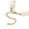 Clam Shell Charm Bracelets for Women BJEW-JB11766-5