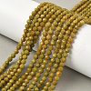 Natural Yellow Green Opal Beads Strands G-D306-A06-4mm-1